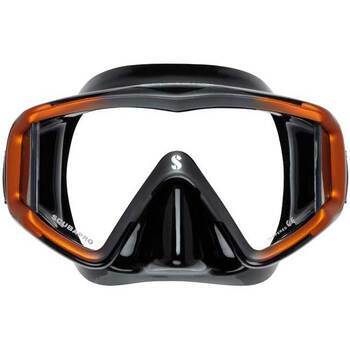 Foto - SUKELDUMISMASK- SCUBAPRO CRYSTAL VU, ORANŹ/MUST