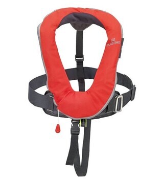 Foto - ISETÄITUV PÄÄSTEVEST LASTELE- PLASTIMO JUNIOR EVO 110 N, AUTOMAATNE, PUNANE