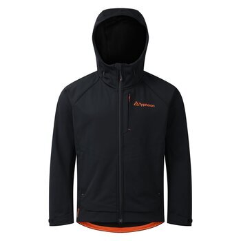 Foto - SOFTSHELL JACKET - TYPHOON 2.0, BLACK/SOLAR, M