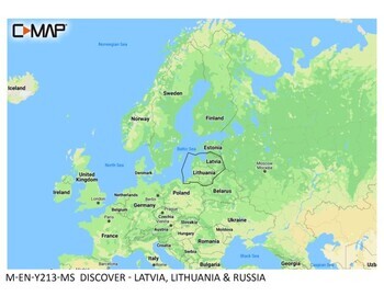 Foto - ELEKTROONILINE MEREKAART DISCOVER- LÄTI, LEEDU JA VENEMAA