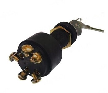 Foto - IGNITION SWITCH, OMC, 5 TERMINALS, 3 POSITIONS