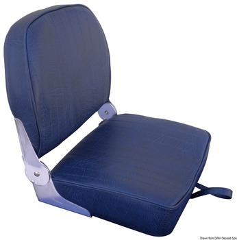 Foto - SEAT WITH FOLDABLE BACK, NAVY BLUE