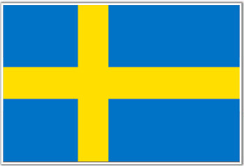 Foto - FLAG OF SWEDEN, 30 x 45 cm