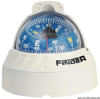 Foto - COMPASS- FINDER, TOP-MOUNTED, WHITE