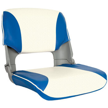 Foto - SKIPPER SEAT FOLDING, UPHOLST, BLUE/WHITE