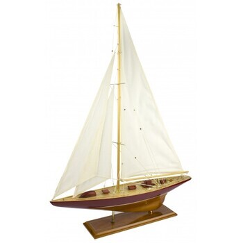 SHIP MODEL- J-CLASS YACHT, 65 cm