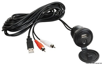 Foto - USB-AUX CABLE FOR M3-TFT WITH WATERTIGHT PANEL