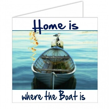 Foto - NAUTICAL GREETING CARD- HOME IS..