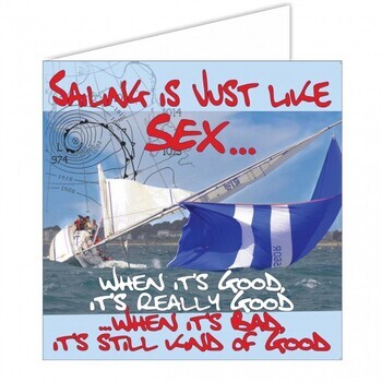Foto - NAUTICAL GREETING CARD- SAILING SEX