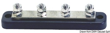 Foto - BUS-BAR ELECTRIC TERMINAL BOARD 4 x 6 mm